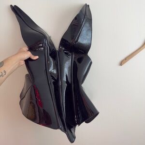 Black Shiny Bodysuit Corset